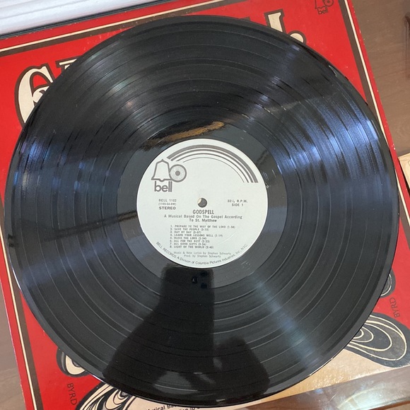 Godspell Original Cast 1970s Godspell vinyl record, album musical - vgc - Picture 8 of 9